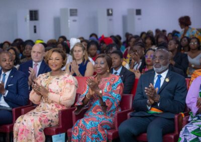 Photo des autorités au lancement de la formation des femmes candidates