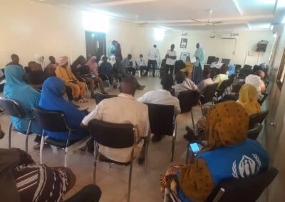 Séance de formation dans le cadre du porjet nexus