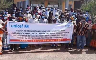 Activité realisée avec l’appui financier de l’UNICEF | Burkina Faso